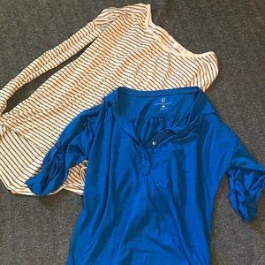 Pink rose and NY Company Shirts